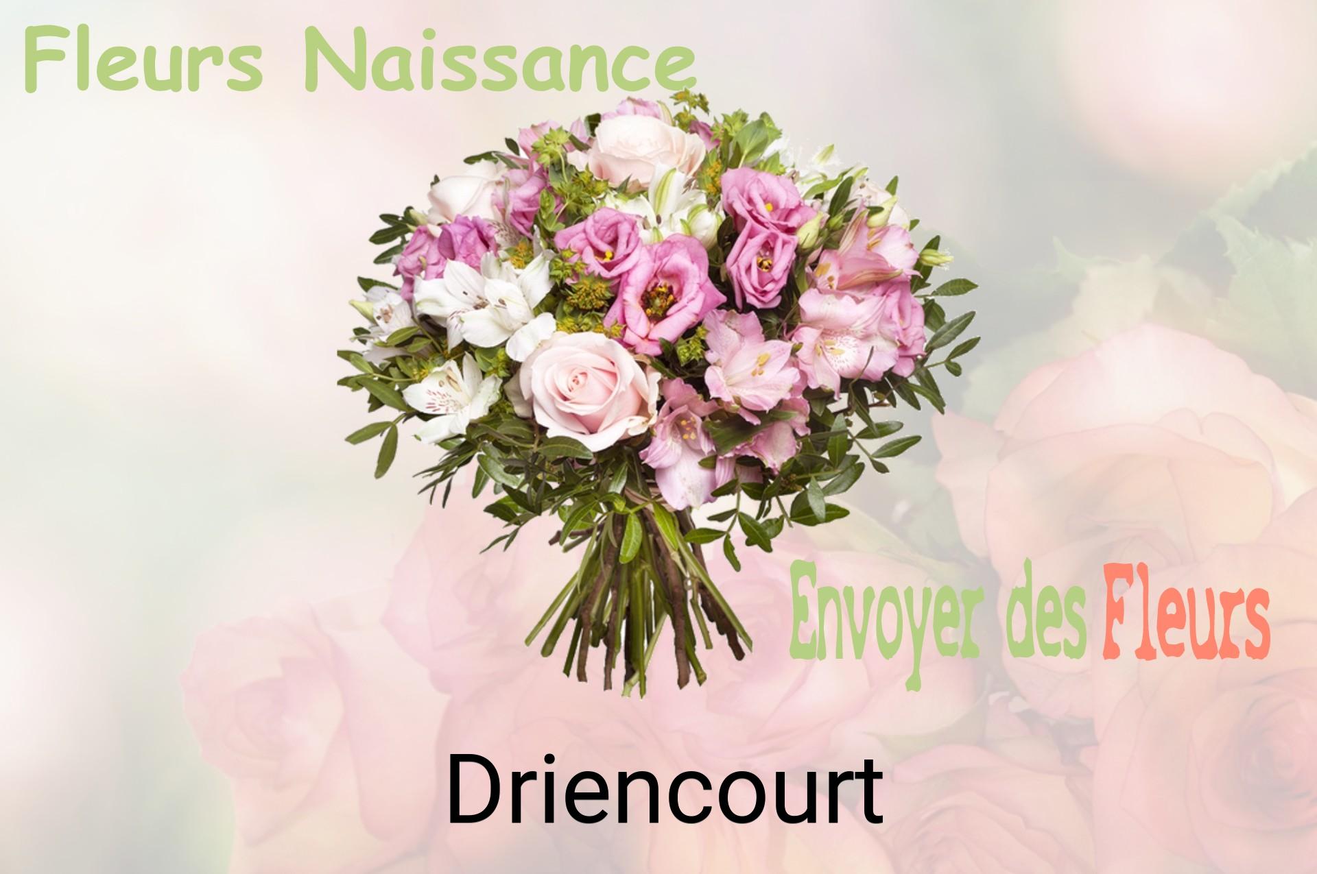 Bouquet de fleurs de naissance livré à Driencourt
